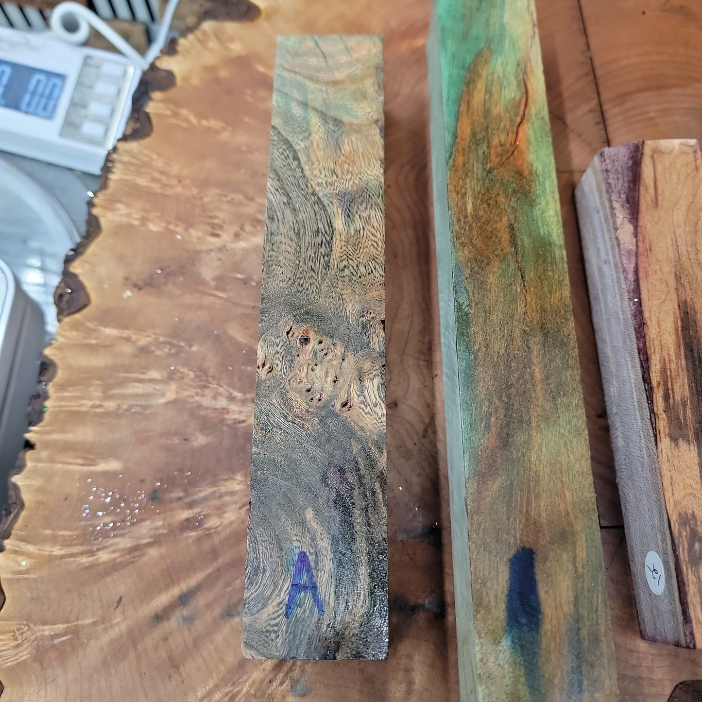 Stabilized turning blanks A-E #257