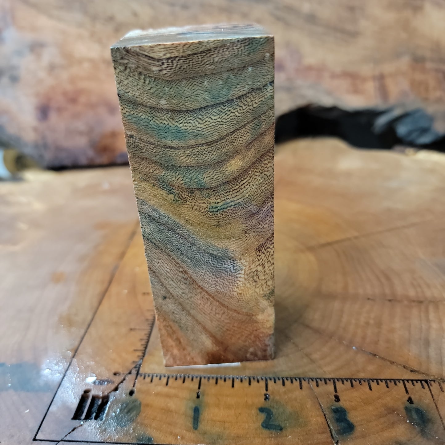 Stabilized cherry  blank  wood working  #951