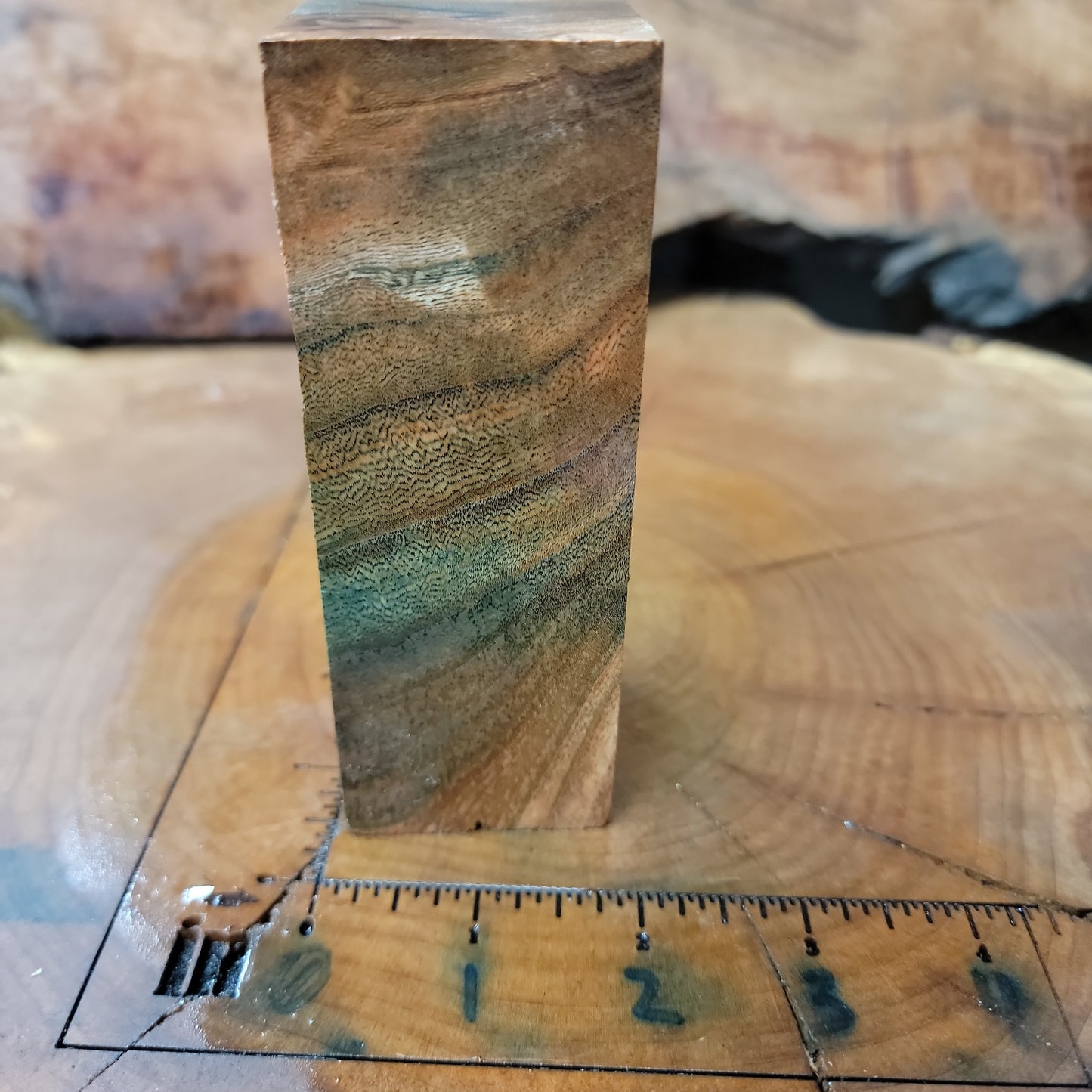 Stabilized cherry  blank  wood working  #951