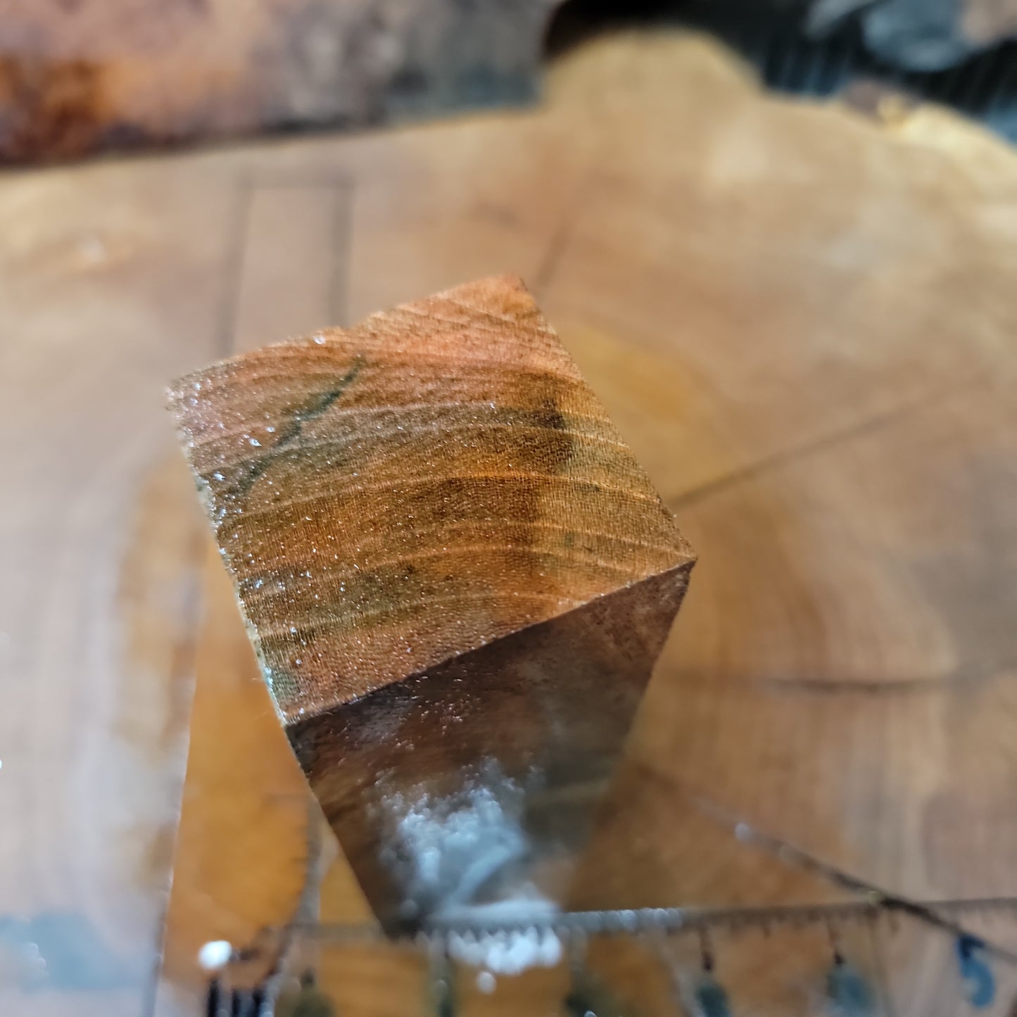 Stabilized cherry  blank  wood working  #951