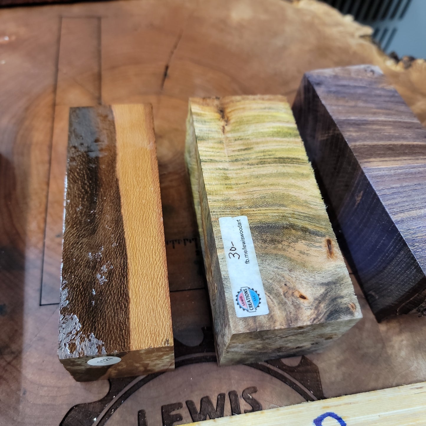 Stabilized turning blanks A-E #258