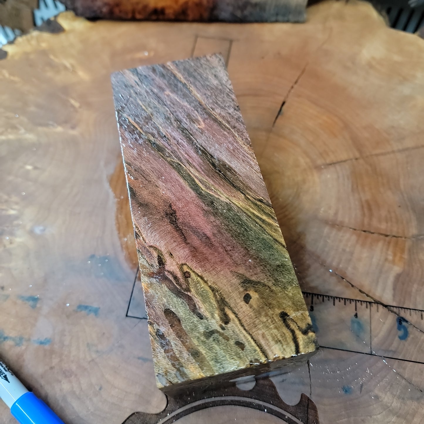 Stabilized driftwood burl resin woodturning woodworking  #959